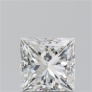 Picture of Natural Diamond 1.01 Carats, Princess with  Cut, G Color, SI1 Clarity and Certified by GIA