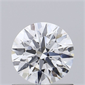 Lab Grown Diamond 0.74 Carats, Round with Ideal Cut, D Color, VVS2 Clarity and Certified by IGI