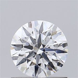 Picture of Lab Grown Diamond 0.74 Carats, Round with Ideal Cut, D Color, VVS2 Clarity and Certified by IGI