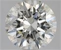 Diamante Natural 1.90 quilates, Redondo , Color J, claridad IF y certificado GIA