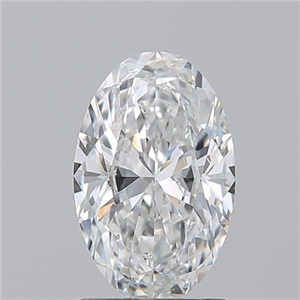 Picture of Natural Diamond 1.50 Carats, Oval with  Cut, F Color, SI2 Clarity and Certified by GIA