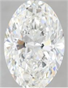 Natural Diamond 3.53 Carats, Oval with  Cut, G Color, SI2 Clarity and Certified by GIA