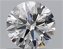 Diamante Natural 0.65 quilates, Redondo , Color F, claridad SI2 y certificado GIA