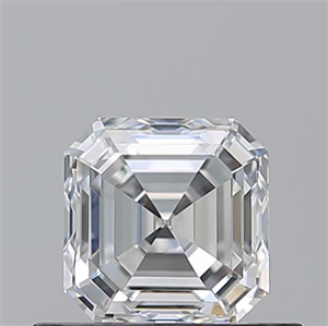 Picture of Natural Diamond 0.61 Carats, Asscher with  Cut, F Color, VVS2 Clarity and Certified by GIA