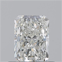 Natural Diamond 0.54 Carats, Radiant with  Cut, I Color, VVS1 Clarity and Certified by GIA