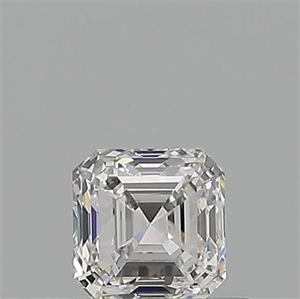 Foto Diamante Natural 0.52 quilates, Asscher , Color D, claridad VS1 y certificado GIA de