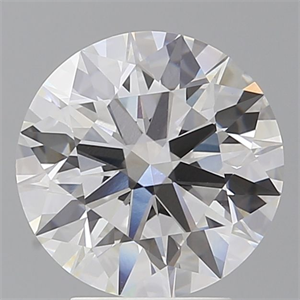 Picture of Lab Grown Diamond 3.60 Carats, Round with Ideal Cut, E Color, VVS2 Clarity and Certified by IGI