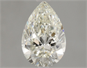 Natural Diamond 1.25 Carats, Pear with  Cut, J Color, SI1 Clarity and Certified by GIA