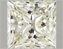 Natural Diamond 3.03 Carats, Princess with  Cut, I Color, SI1 Clarity and Certified by IGI