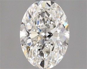 Picture of Natural Diamond 0.60 Carats, Oval with  Cut, H Color, VS1 Clarity and Certified by GIA