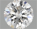 Lab Grown Diamond 1.31 Carats, Round with Excellent Cut, E Color, VVS2 Clarity and Certified by IGI