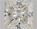 Natural Diamond 1.01 Carats, Princess with  Cut, J Color, VS1 Clarity and Certified by GIA