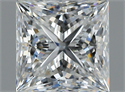 Natural Diamond 1.01 Carats, Princess with  Cut, E Color, VS1 Clarity and Certified by GIA