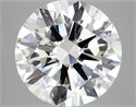 Lab Grown Diamond 6.09 Carats, Round with Ideal Cut, E Color, VS1 Clarity and Certified by IGI