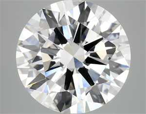 Picture of Lab Grown Diamond 6.09 Carats, Round with Ideal Cut, E Color, VS1 Clarity and Certified by IGI
