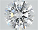 Lab Grown Diamond 3.33 Carats, Round with Ideal Cut, E Color, VS1 Clarity and Certified by IGI