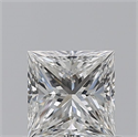 Diamante Natural 0.70 quilates, Princesa , Color F, claridad VS2 y certificado GIA
