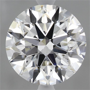 Picture of Lab Grown Diamond 2.57 Carats, Round with Ideal Cut, D Color, IF Clarity and Certified by IGI