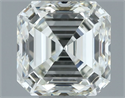 Diamante Natural 0.80 quilates, Asscher , Color I, claridad VS1 y certificado IGI
