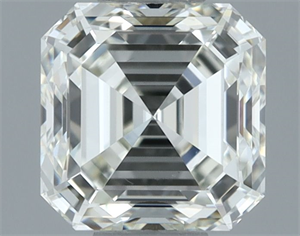 Foto Diamante Natural 0.80 quilates, Asscher , Color I, claridad VS1 y certificado IGI de