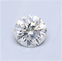 Natural Diamond 0.70 Carats, Round with Excellent Cut, G Color, I1 Clarity and Certified by GIA