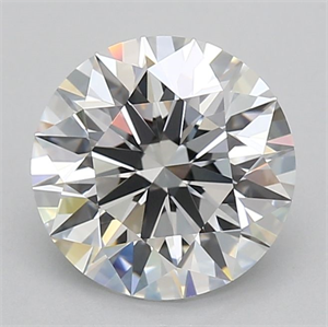 Picture of Lab Grown Diamond 3.01 Carats, Round with Ideal Cut, D Color, VVS1 Clarity and Certified by IGI
