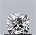 Natural Diamond 0.52 Carats, Cushion with  Cut, E Color, VS2 Clarity and Certified by GIA