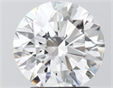 Del inventario de diamantes de laboratorio, 2.54 quilates, Redondo , Color E, claridad VVS2 y certificado IGI