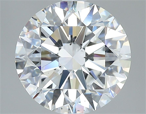 Foto Diamante Natural 3.31 quilates, Redondo , Color F, claridad SI1 y certificado GIA de