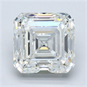 Diamante Natural 2.20 quilates, Asscher , Color H, claridad VVS2 y certificado GIA