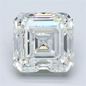 Picture of Natural Diamond 2.20 Carats, Asscher with  Cut, H Color, VVS2 Clarity and Certified by GIA