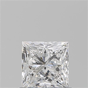 Foto Diamante Natural 0.82 quilates, Princesa , Color E, claridad SI1 y certificado GIA de