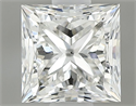 Natural Diamond 0.60 Carats, Princess with  Cut, I Color, SI1 Clarity and Certified by GIA