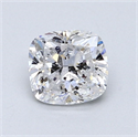 Natural Diamond 1.02 Carats, Cushion with  Cut, D Color, I1 Clarity and Certified by GIA