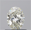 Diamante Natural 0.52 quilates, Ovalado , Color J, claridad VS1 y certificado GIA