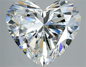 Foto Diamante Natural 4.05 quilates, Corazón , Color I, claridad VS1 y certificado GIA de