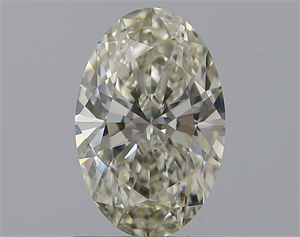 Picture of Natural Diamond 1.07 Carats, Oval with  Cut, K Color, SI1 Clarity and Certified by GIA