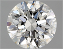 Natural Diamond 0.70 Carats, Round with Excellent Cut, G Color, VVS1 Clarity and Certified by GIA