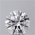 Lab Grown Diamond 5.02 Carats, Round with Excellent Cut, F Color, VS1 Clarity and Certified by GIA