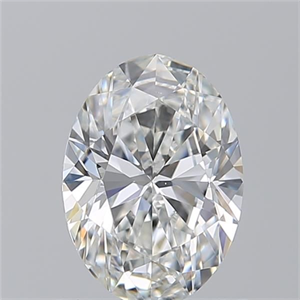 Picture of Natural Diamond 0.90 Carats, Oval with  Cut, F Color, VS2 Clarity and Certified by GIA