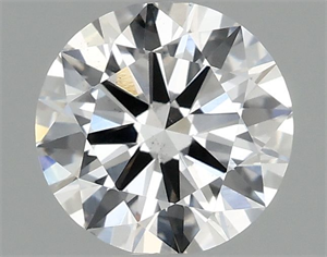 Picture of Lab Grown Diamond 0.98 Carats, Round with Ideal Cut, D Color, VS2 Clarity and Certified by IGI
