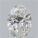 Natural Diamond 0.60 Carats, Oval with  Cut, F Color, VVS1 Clarity and Certified by GIA