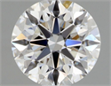 Diamante Natural 0.43 quilates, Redondo , Color F, claridad IF y certificado GIA