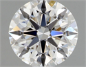 Diamante Natural 0.43 quilates, Redondo , Color F, claridad IF y certificado GIA