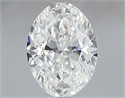 Diamante Natural 0.70 quilates, Ovalado , Color G, claridad VVS1 y certificado GIA