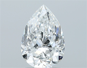 Foto Diamante Natural 1.51 quilates, De pera , Color E, claridad SI2 y certificado GIA de