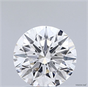 Del inventario de diamantes de laboratorio, 1.55 quilates, Redondo , Color D, claridad VVS2 y certificado IGI