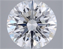 Lab Grown Diamond 2.57 Carats, Round with Very Good Cut, E Color, VVS1 Clarity and Certified by GIA