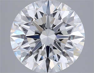 Picture of Lab Grown Diamond 2.57 Carats, Round with Very Good Cut, E Color, VVS1 Clarity and Certified by GIA