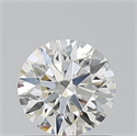 Diamante Natural 0.70 quilates, Redondo , Color G, claridad IF y certificado HRD